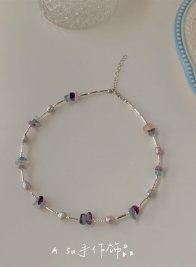 串珠项链女巴洛克珍珠锁骨