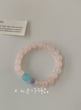 日韩风天然水晶手链女