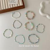 包邮 满25 甜美气质圆珠手链串珠手环手饰女2024