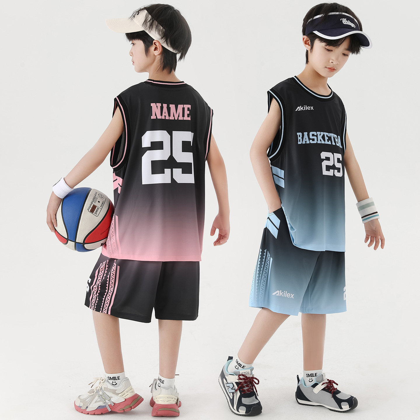 男童夏季篮球服套装儿童速干透气背心运动服大男孩无袖冰丝潮球衣