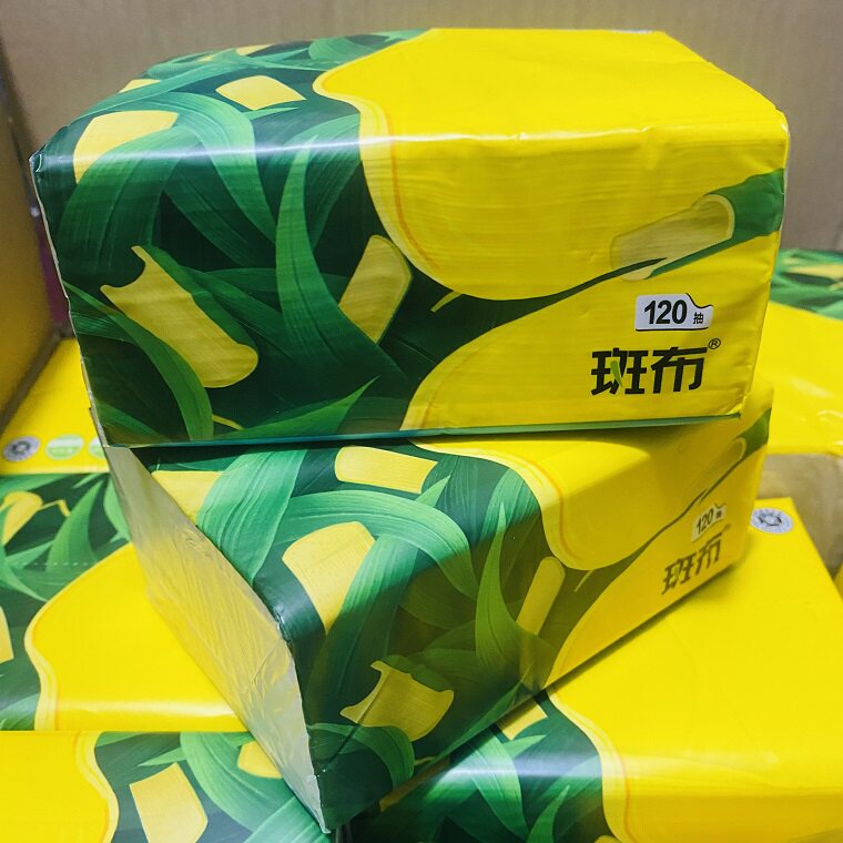 斑布3层120抽24包母婴适用卫生纸