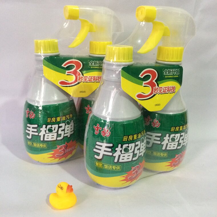 雪豹厨房油烟净400gX4瓶重油污净