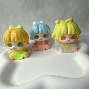 正版拆盒小米娜百变造型屋mini系列盲盒萌粒手办摆件潮玩礼物