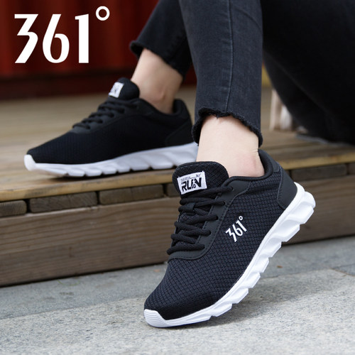 361运动鞋女透气网面跑步鞋