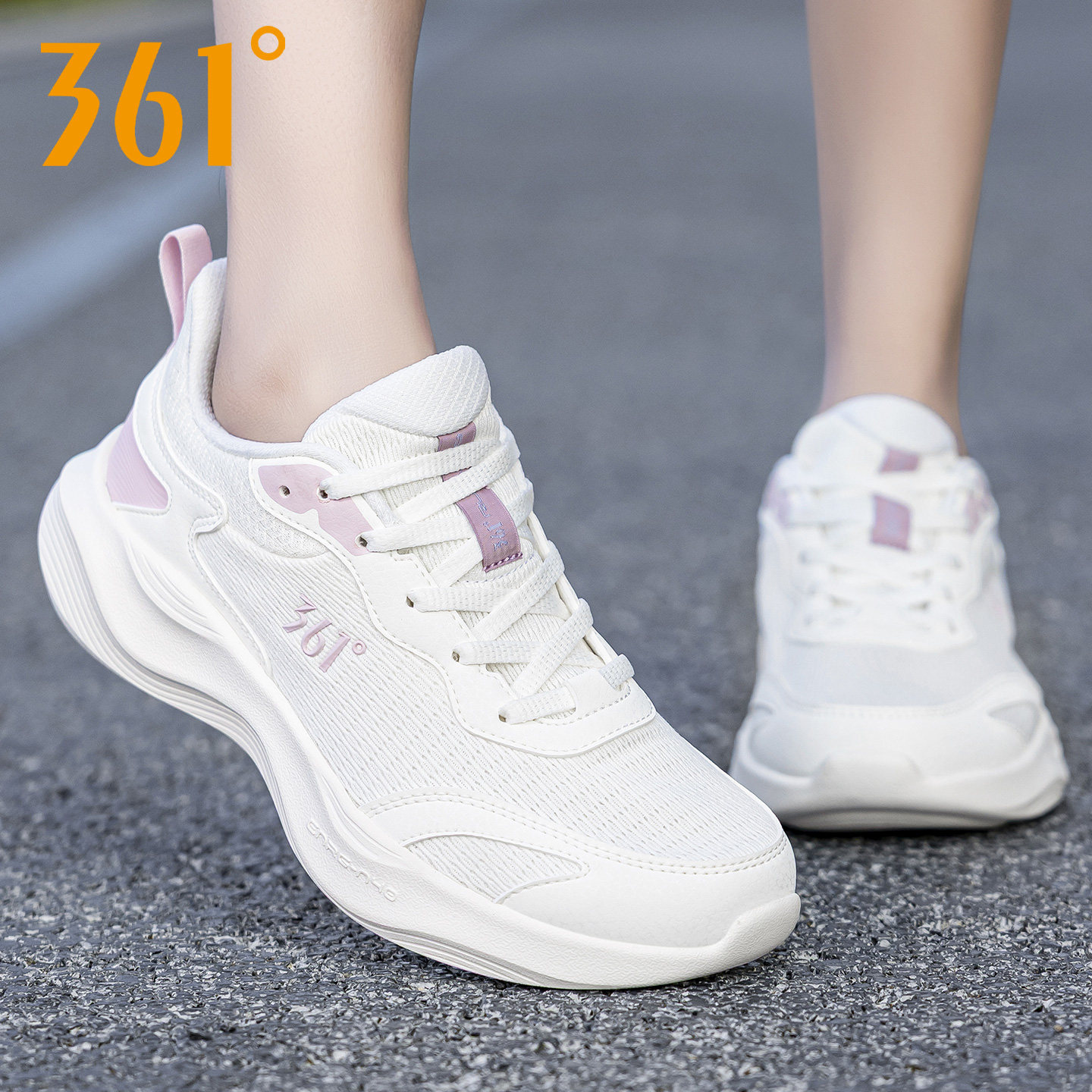 361°女鞋运动鞋网面透气跑鞋图片