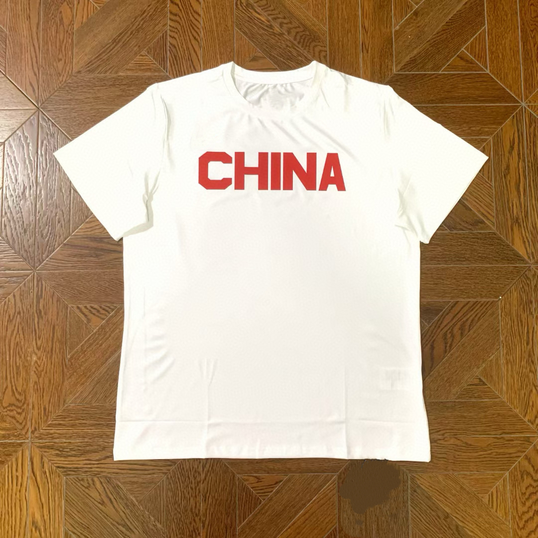夏中国国家队热身训练服男蓝锦标赛运动篮球跑步宽松速干T恤短袖