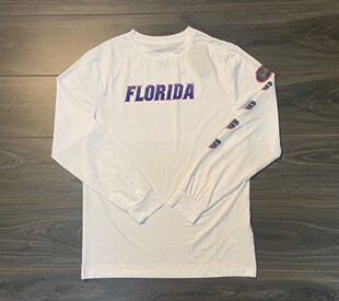 佛罗里达大学鳄鱼杜克运动投篮服篮球休闲速干美式健身训练长袖T