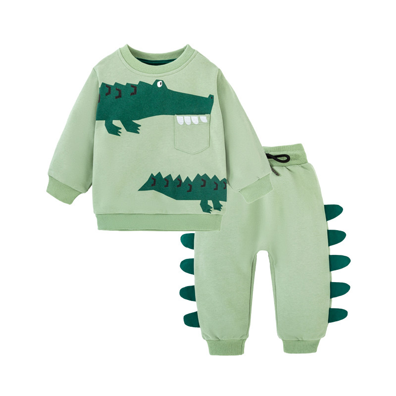 男女童卫衣套装2025新款宝宝恐龙帅气时髦上衣儿童运动休闲两件套,童装/婴儿装/亲子装,套装,淘宝优惠券,粉丝福利购,淘宝优惠卷