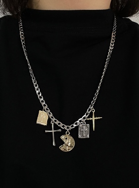 微瑕清仓 | 原创设计手作钛钢金属朋克百搭气质日常小众项链女