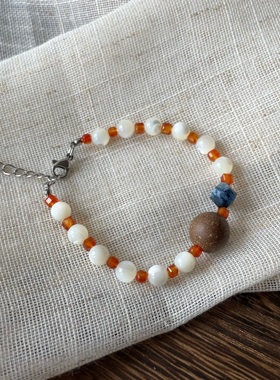 微瑕特价 | 原创设计纯手工中药合香珠中式复古百搭简约气质手串