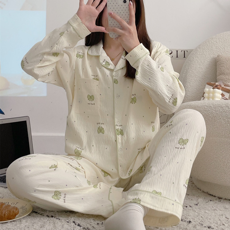 加大码住院待产服套装月子服喂奶夏带胸垫孕妇睡衣哺乳产后云朵棉