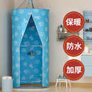 浴罩浴帘浴帐卫生间冬季 保暖加厚折叠成人洗澡帐篷圆形罩免打孔