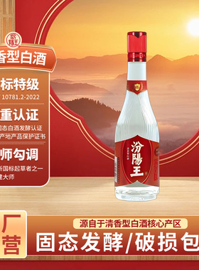 汾阳王V6光瓶清香型白酒42度53度纯粮食酿造整箱装特级纯粮酿造