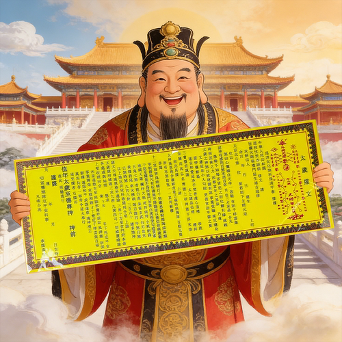 太夕全牒特大碟文系列26*75厘米祈愿纸加厚加大款中国风