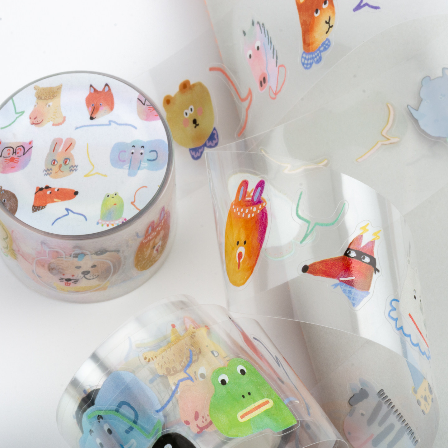 别管胶带 有话说动物可爱卡通气泡框多用途装饰手帐拼贴和纸pet,文具电教/文化用品/商务用品,和纸胶带,淘宝优惠券,粉丝福利购,淘宝优惠卷