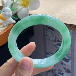 4.3批1309号57.6 9.5正圈翠绿镯 特别生机盎然 11.5