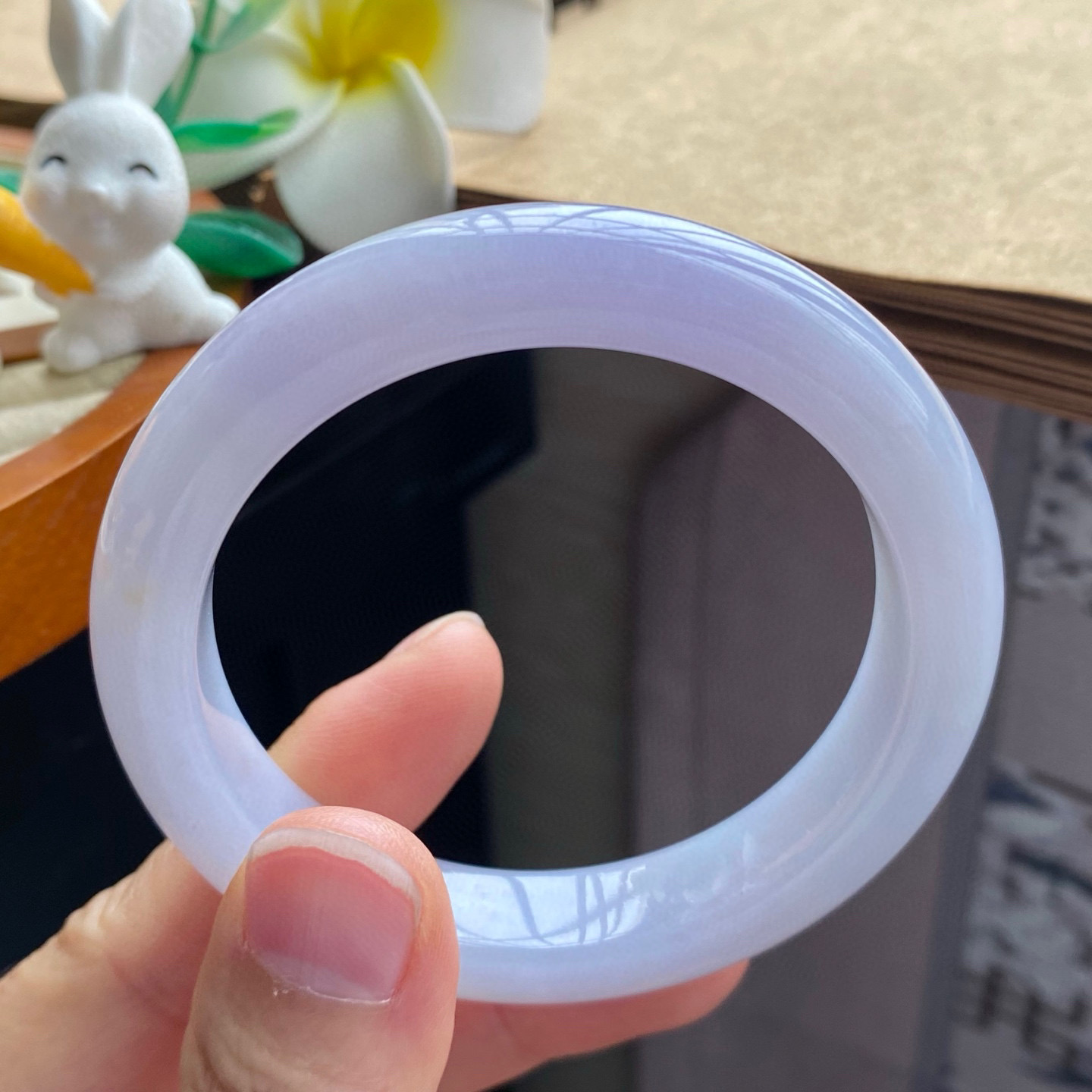 2.4批251号53.7-11.6-8.6好美好梦幻的淡紫镯！