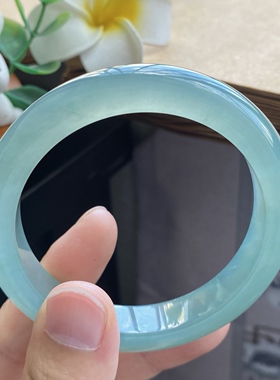 12.1批11296号54.8-11.9-8.5 冰湖水绿种水镯！青水碧如春！