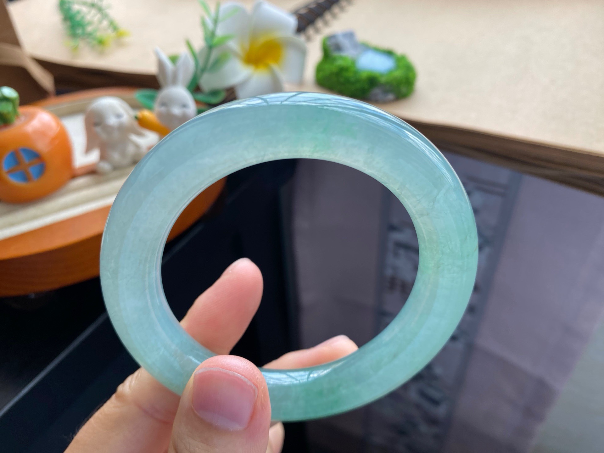 7.15批 5581号54.2-11.2-11 冰绿圆条！珠圆玉润 清新自然