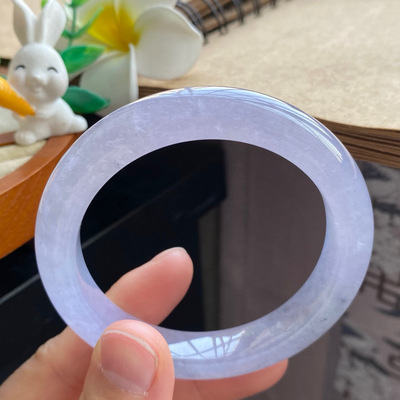 4.25批3503号55.3-11.5-9 冰紫果冻镯！温柔系的仙女镯！