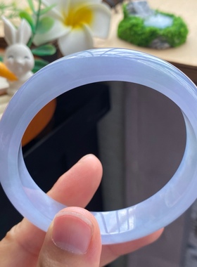 4.2批2583号57.7-13.5-7.7冰蓝紫果冻镯！梦幻仙气的蓝紫色！