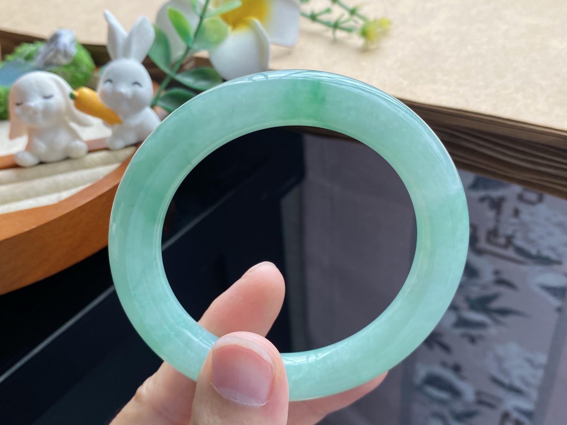 1.16批13189号54.9-10.5-10.3 甜绿色圆条！色泽清幽漂亮！