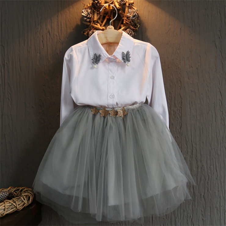 Chemise fille à manche longue - Ref 2086245 Image 1