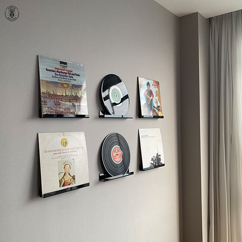 CD黑胶展示架收纳置物架图片
