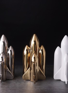 火箭摆件航空飞船现代模型