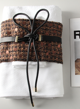 样板房卫生间毛巾浴巾套装