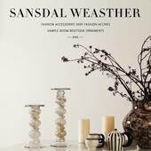 奶油风侘寂风中古风蜡烛台摆件样板房餐桌餐边柜西餐岛台软装 摆件