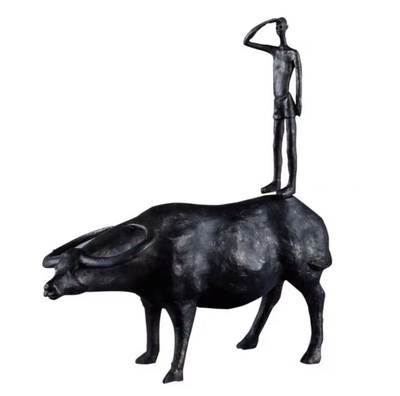 动物人物人体抽象艺术雕塑售楼部样板房间陈设工艺品铸铁工艺摆件