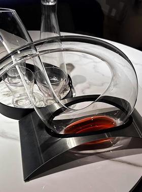 轻奢水晶玻璃红酒醒酒器分酒壶