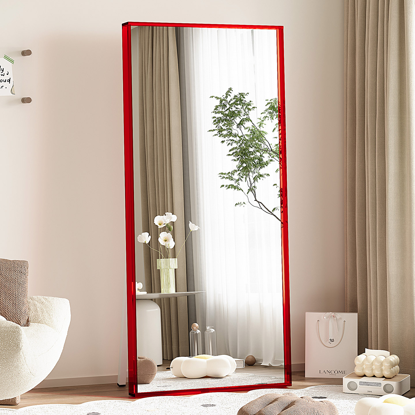 ins风全身镜落地镜家用试衣镜