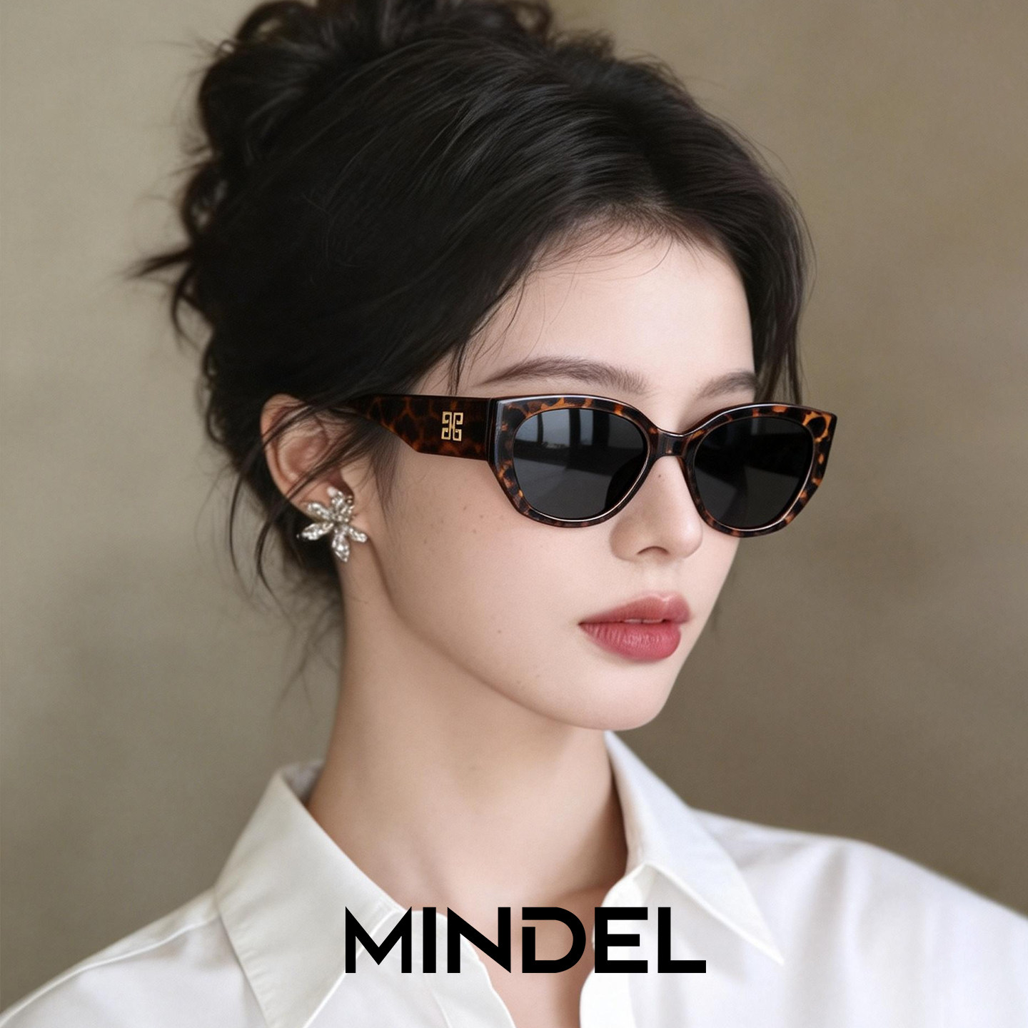 复古豹纹大框小众防紫外线太阳镜偏光墨镜女款高级感时尚显脸小