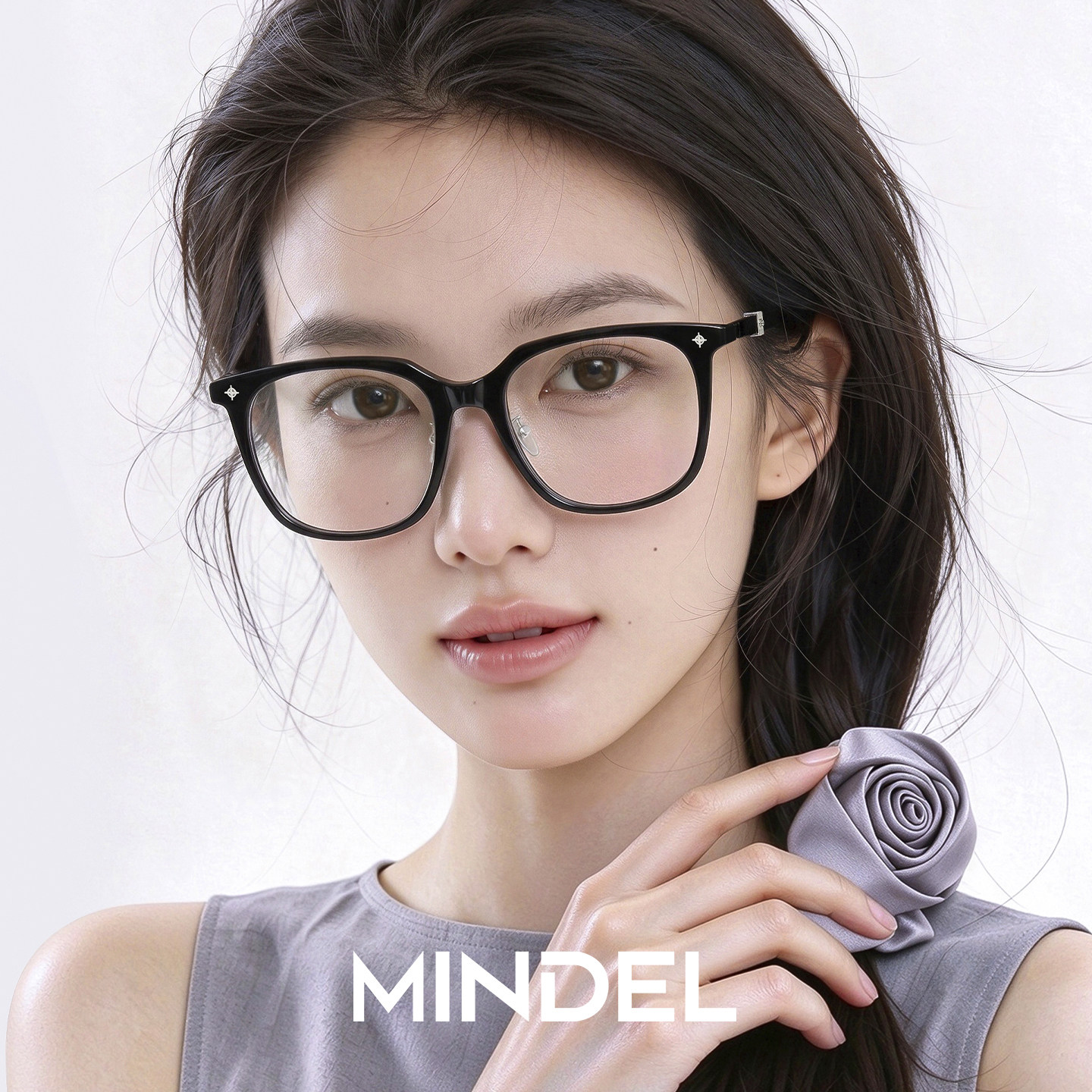 黑框眼镜素颜神器女高级感近视可配度数方形复古大框方圆脸防蓝光