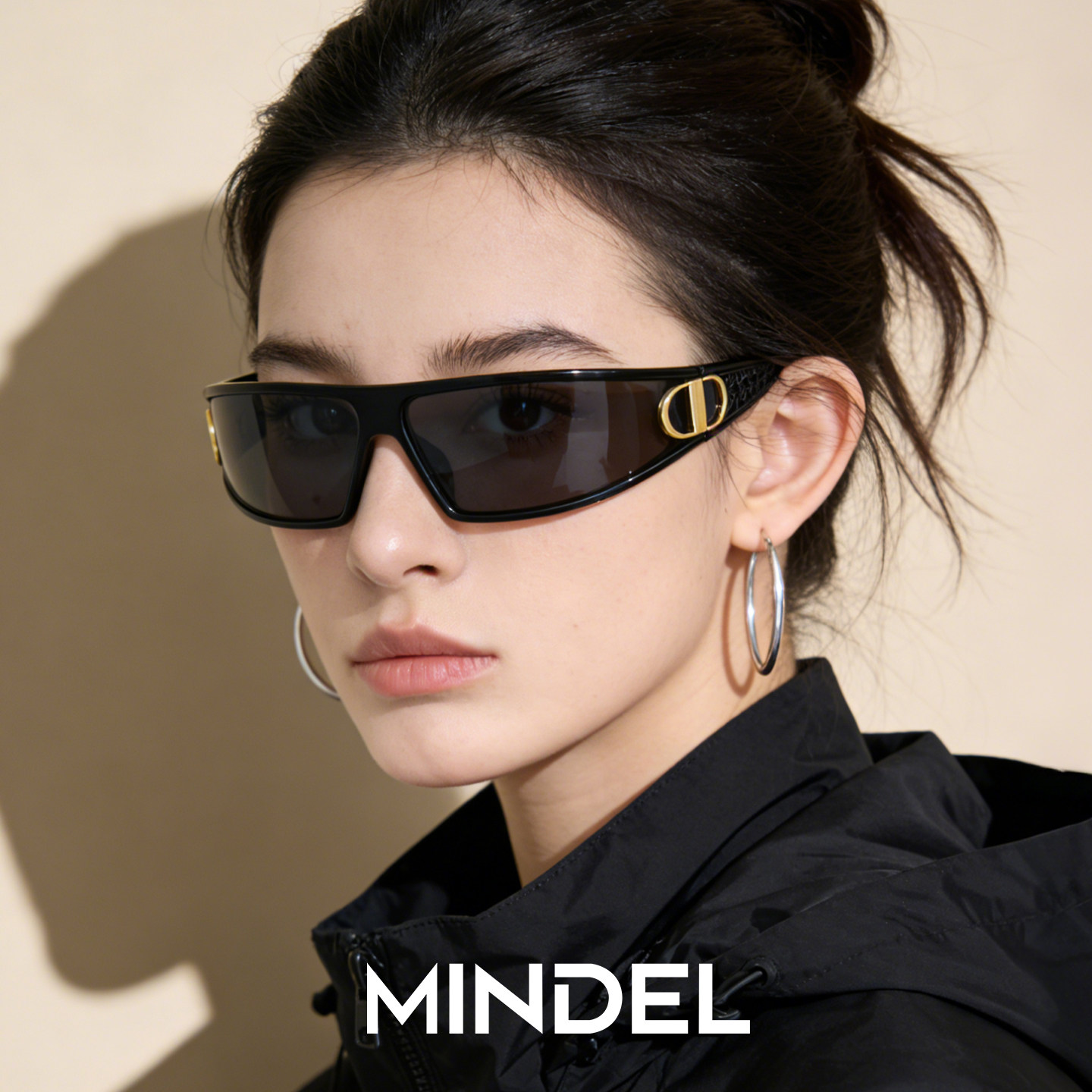 发箍墨镜女款2026新款太阳镜女高级感防紫外线凹造型头箍太阳镜