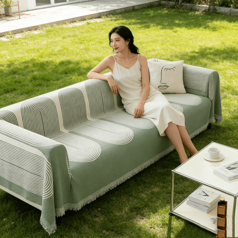 轻奢风沙发巾全盖防滑雪尼尔客厅四季通用沙发套罩盖布巾2026新款
