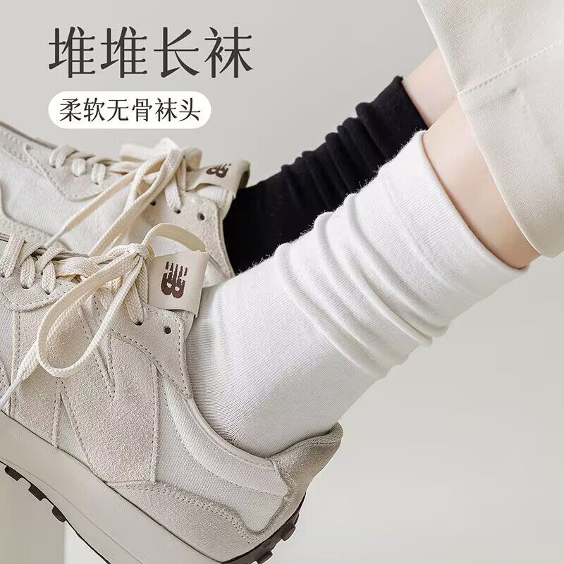 3双7A抗菌新疆棉袜子女春秋款堆