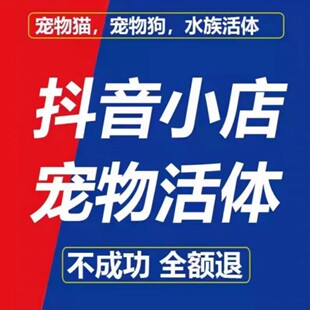 抖音小店报白视频号家政挂靠二奢活体宠物上团购开通报白来客入驻