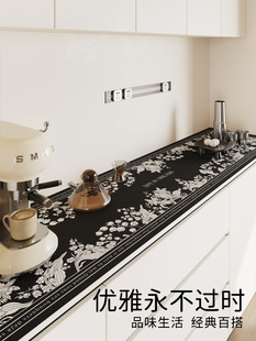 艺喜缘【雾光铃兰】电视柜桌垫轻奢高级感茶几垫餐边柜台面保护垫