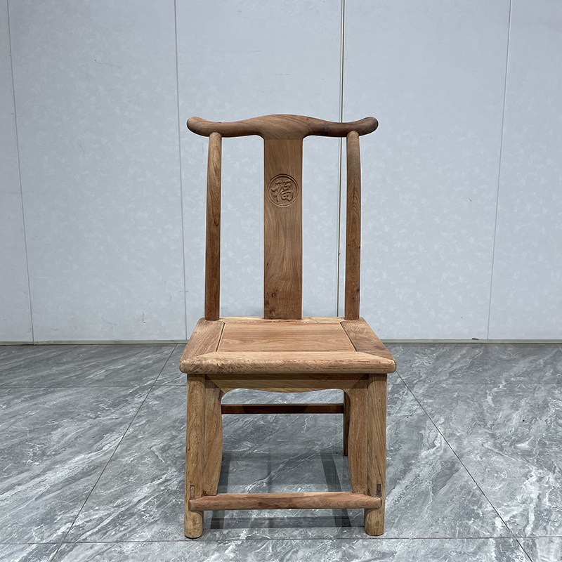 红木缅甸花梨木白胚独板小官帽椅换鞋椅凳大果紫檀儿童休闲椅