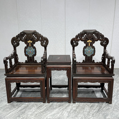 大红酸枝太师椅艺木仙居