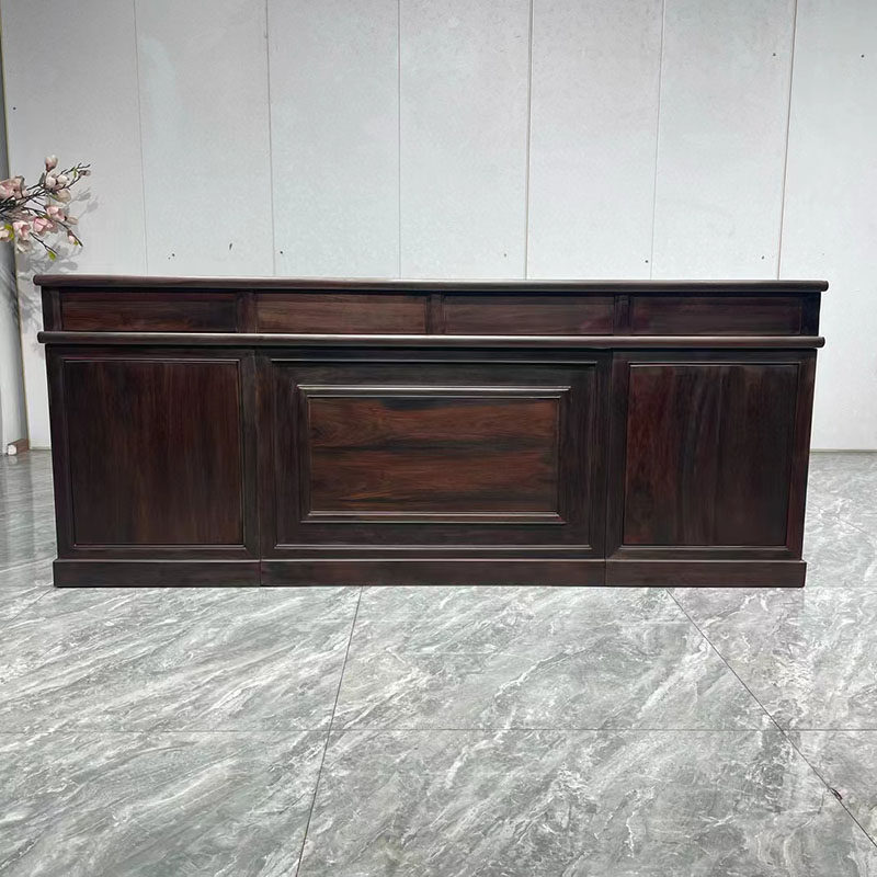 红木家具大红酸枝明式办公桌交趾黄檀实木书桌多功能电脑桌写字台