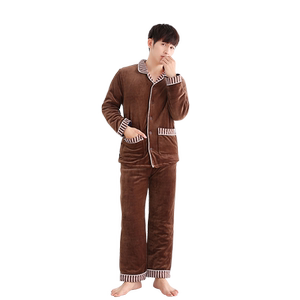 萱泽男士天鹅绒棉袄成人可外穿