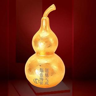 李居明2026马年吉祥物九运悬壶济世金葫芦摆件客厅平安健康摆设