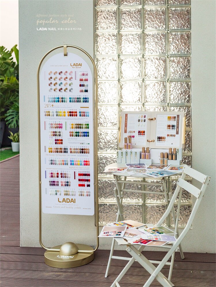 鸥博丽小妖金218色甲油胶