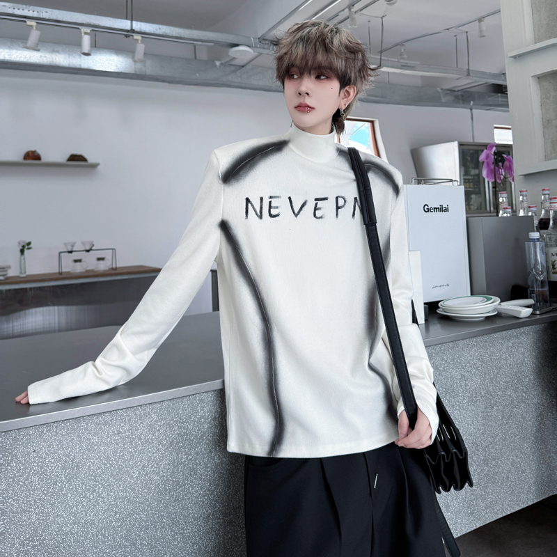 长袖韩系青少年立领打底衫