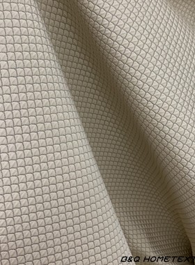 休闲中式格子沙发午睡靠枕套面料现代简约客厅窗帘样板间抱枕布料