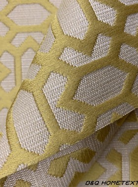 休闲轻奢提花沙发午睡靠枕套面料现代简约客厅窗帘桌旗样板间抱枕